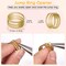4600Pcs Silver and Gold Jump Rings with Open/Close Tools for Jewelry Making and Necklace Repair